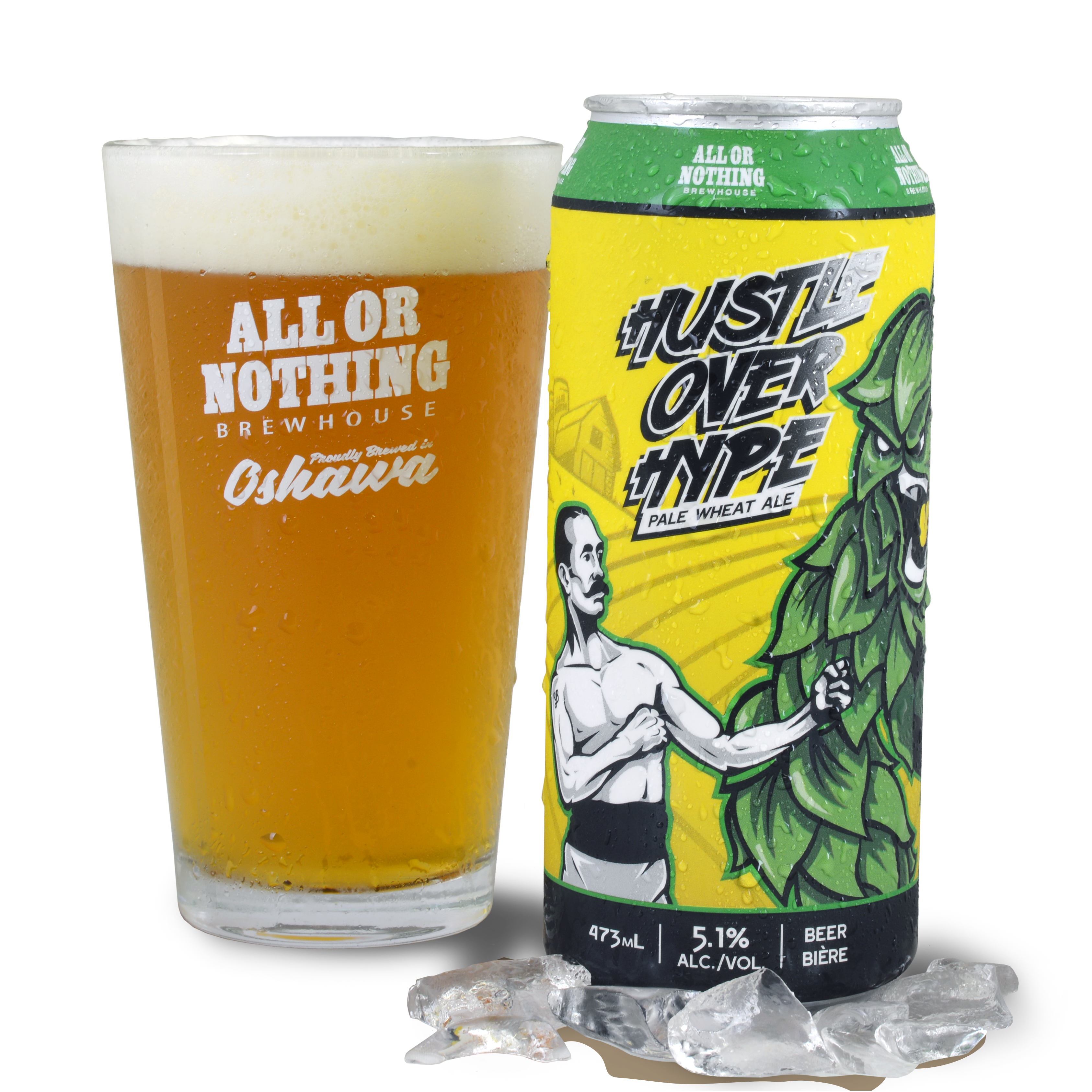 HUSTLE OVER HYPE PALE WHEAT ALE
