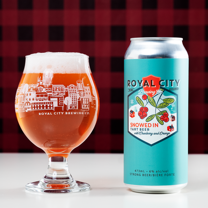 SNOWED IN TART BEER WITH CRANBERRY AND ORANGE